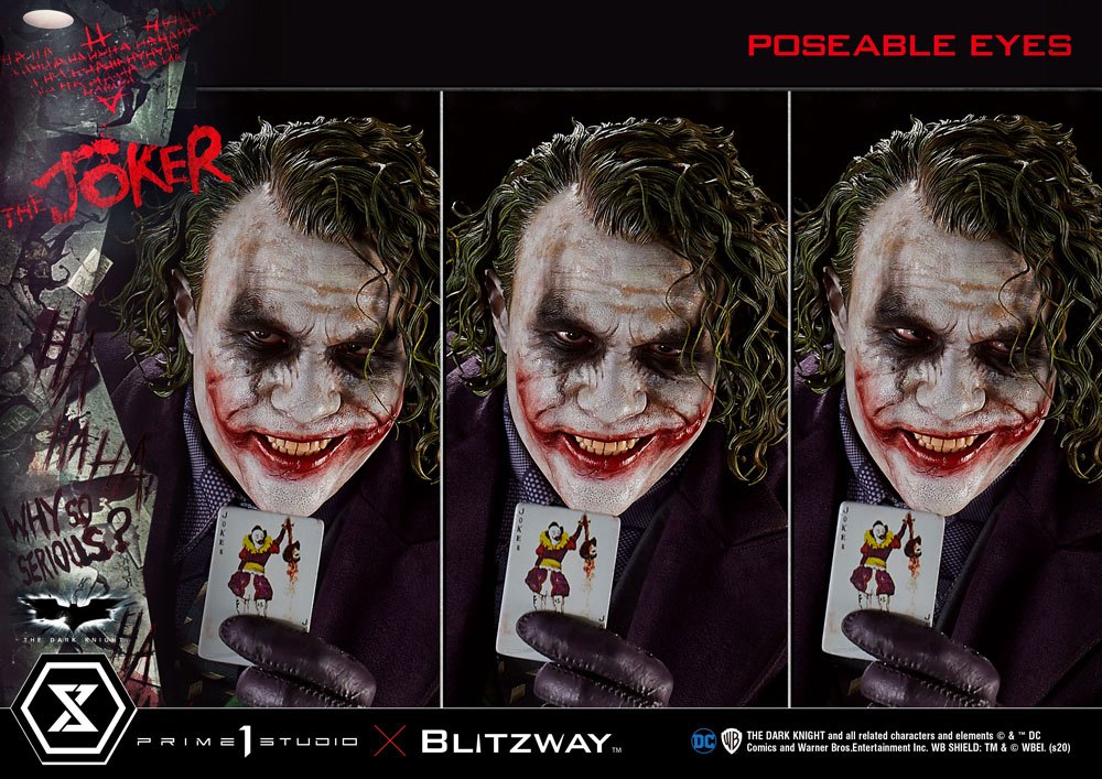 The Dark Knight Statue 1/3 The Joker Bonus Version 72 cm