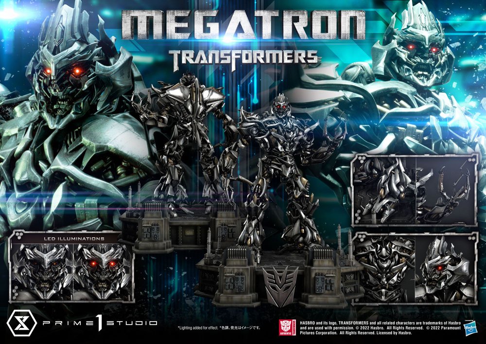 Transformers Museum Masterline Statue Megatron Deluxe Bonus Version 84 cm