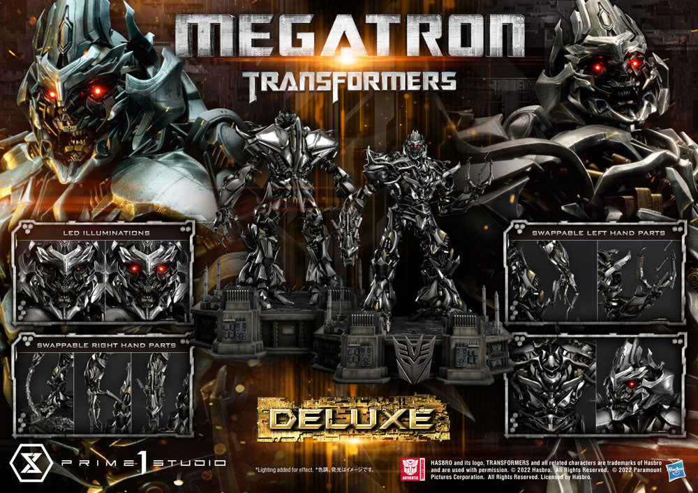 Transformers Museum Masterline Statue Megatron Deluxe Bonus Version 84 cm