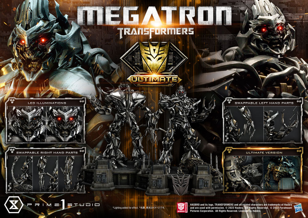 Transformers Museum Masterline Statue Megatron Ultimate Bonus Version 84 cm