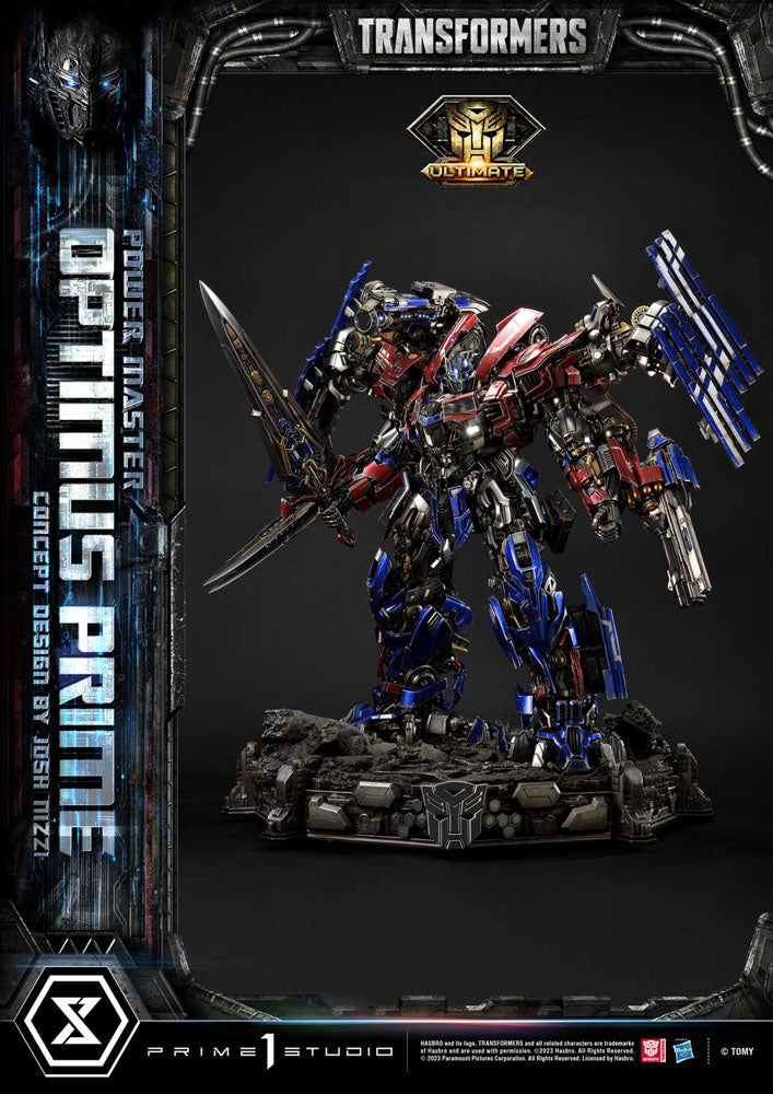 Transformers Museum Masterline Statue Powermaster Optimus Prime Concept by Josh Nizzi Ultimate Version 99 cm