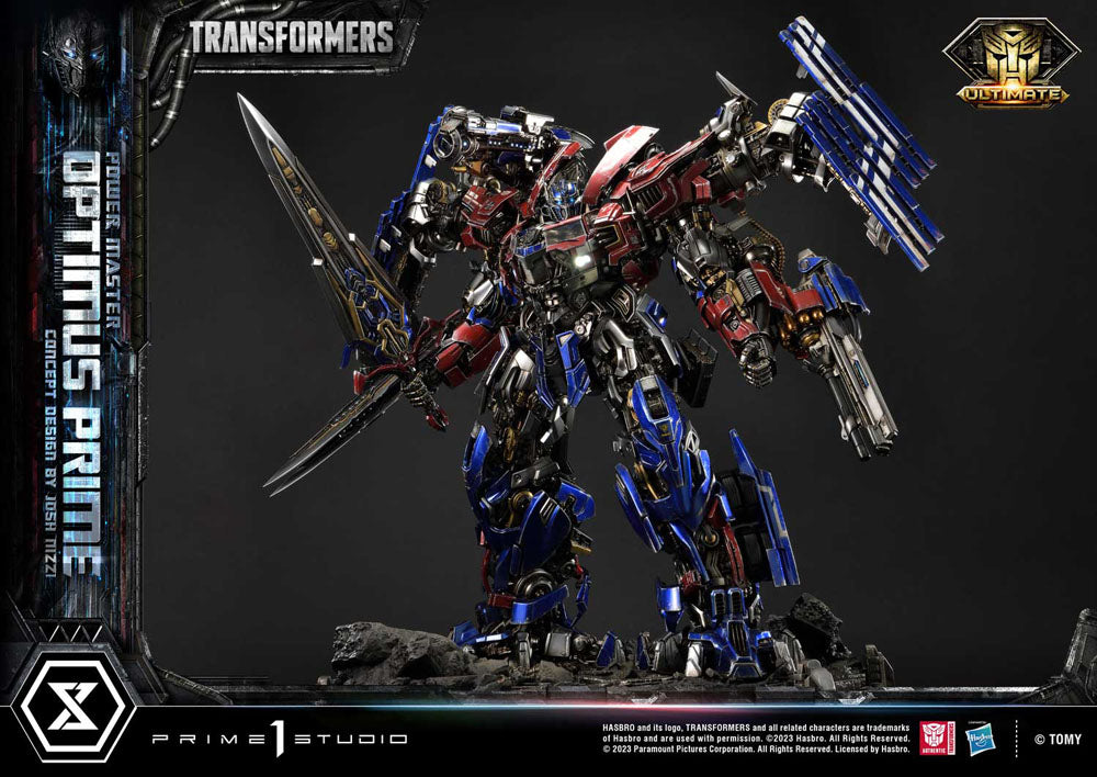 Transformers Museum Masterline Statue Powermaster Optimus Prime Concept by Josh Nizzi Ultimate Version 99 cm