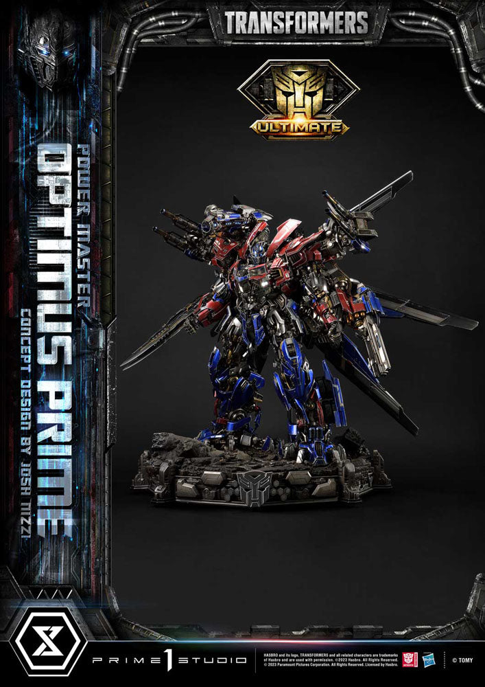 Transformers Museum Masterline Statue Powermaster Optimus Prime Concept by Josh Nizzi Ultimate Bonus Version 99 cm