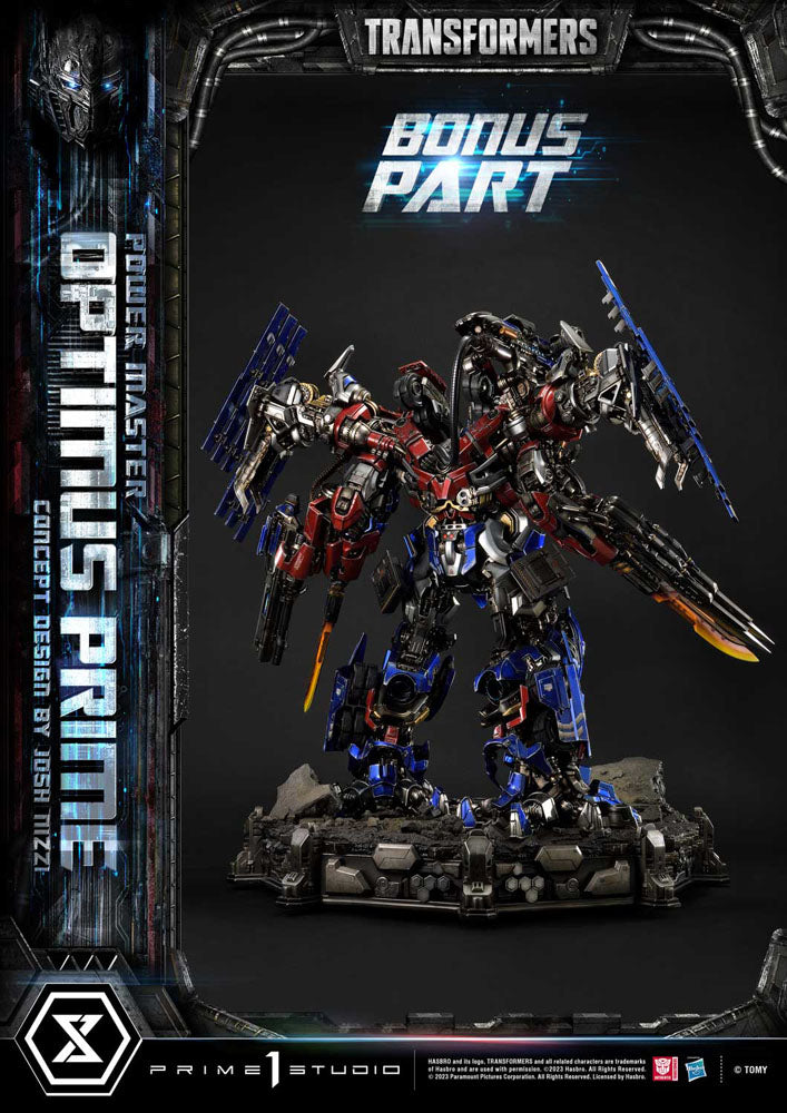 Transformers Museum Masterline Statue Powermaster Optimus Prime Concept by Josh Nizzi Ultimate Bonus Version 99 cm