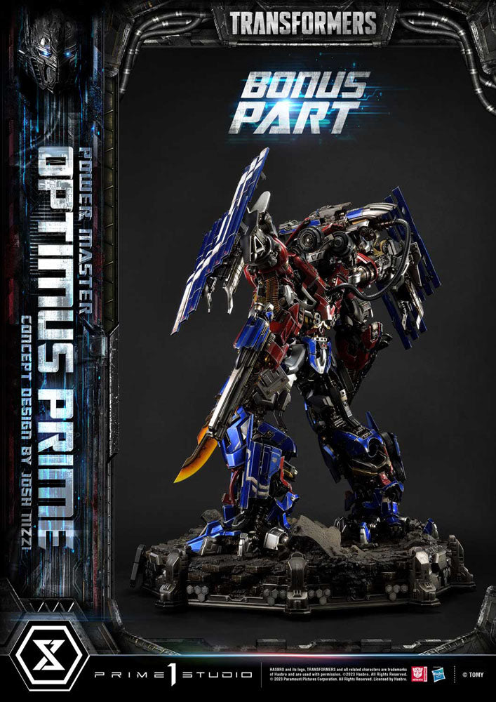 Transformers Museum Masterline Statue Powermaster Optimus Prime Concept by Josh Nizzi Ultimate Bonus Version 99 cm