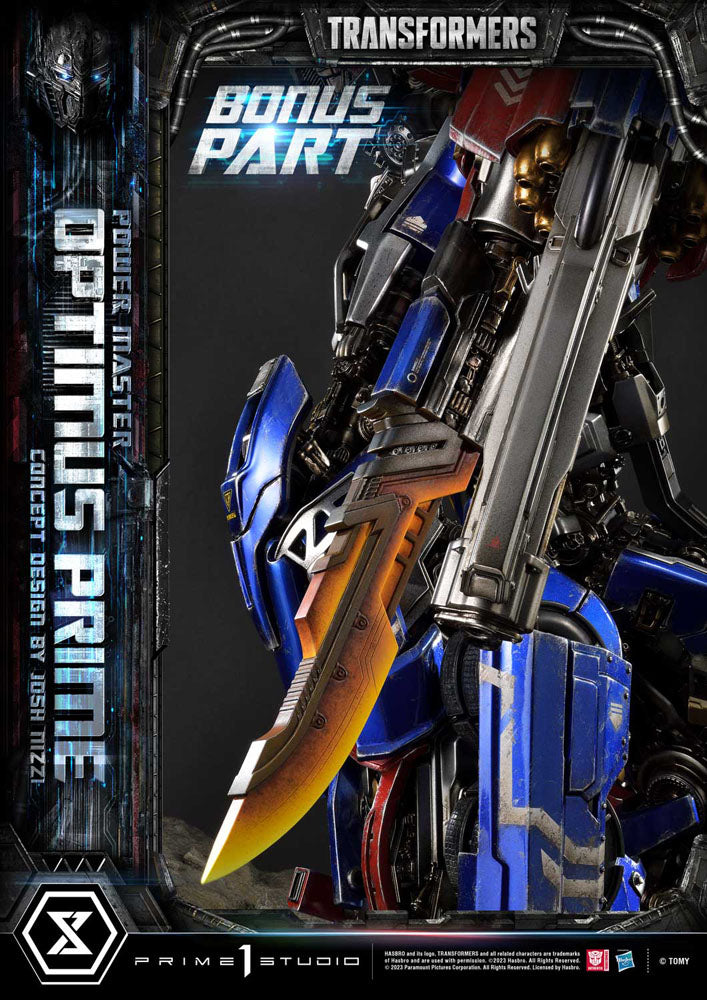 Transformers Museum Masterline Statue Powermaster Optimus Prime Concept by Josh Nizzi Ultimate Bonus Version 99 cm