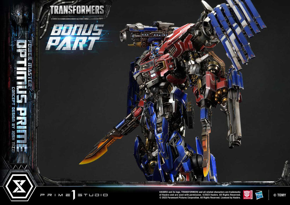 Transformers Museum Masterline Statue Powermaster Optimus Prime Concept by Josh Nizzi Ultimate Bonus Version 99 cm