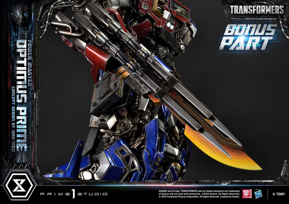 Transformers Museum Masterline Statue Powermaster Optimus Prime Concept by Josh Nizzi Ultimate Bonus Version 99 cm