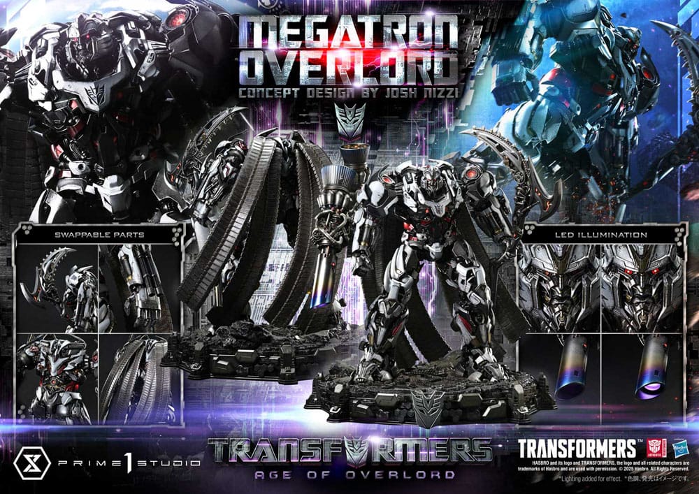 Transformers Generations I Museum Masterline Statue Megatron Overlord (Design by Josh Nizzi) Bonus Version 89 cm