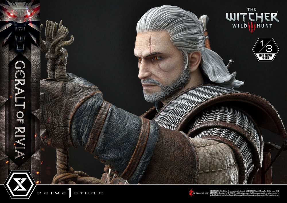 Witcher 3 Wild Hunt Statue 1/3 Geralt von Riva 88 cm