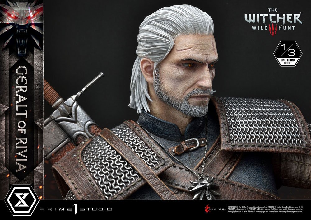 Witcher 3 Wild Hunt Statue 1/3 Geralt von Riva 88 cm