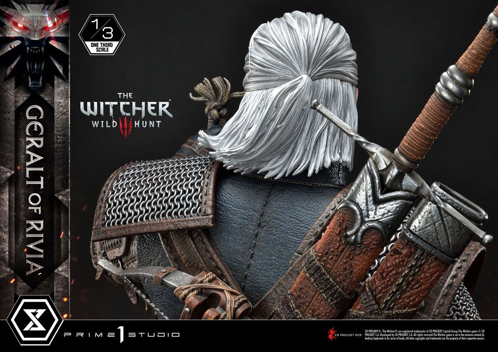 Witcher 3 Wild Hunt Statue 1/3 Geralt von Riva 88 cm