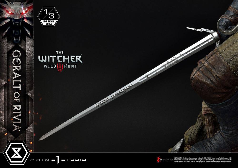 Witcher 3 Wild Hunt Statue 1/3 Geralt von Riva 88 cm