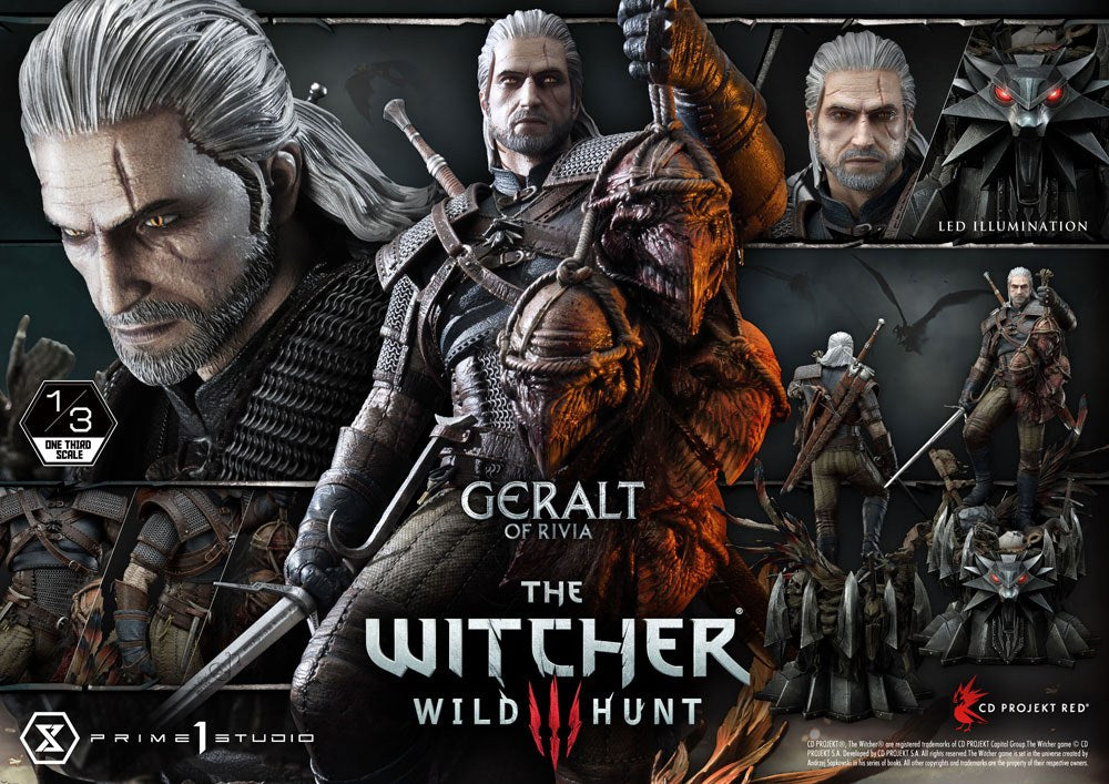 Witcher 3 Wild Hunt Statue 1/3 Geralt von Riva 88 cm