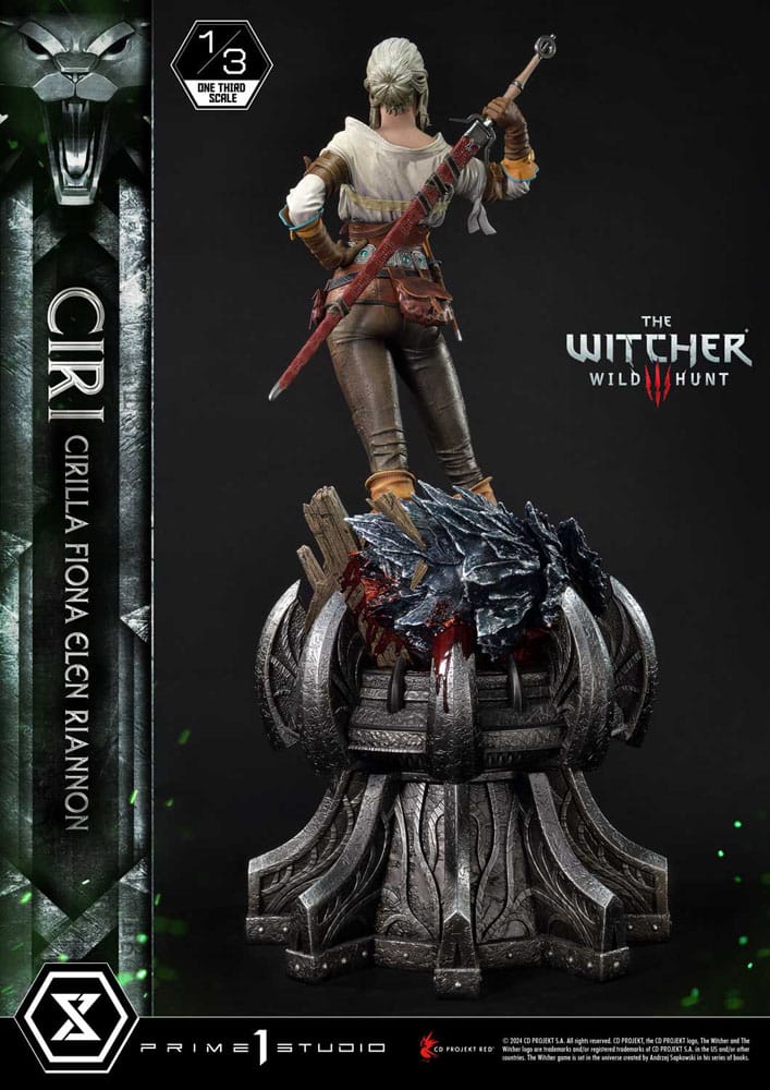 The Witcher 3: Wild Hunt Museum Masterline Statue 1/3 Wild Hunt Ciri Fiona Elen Riannon 81 cm