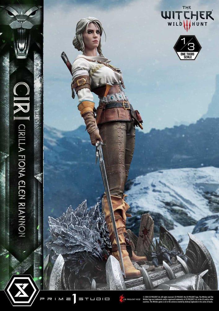 The Witcher 3: Wild Hunt Museum Masterline Statue 1/3 Wild Hunt Ciri Fiona Elen Riannon 81 cm