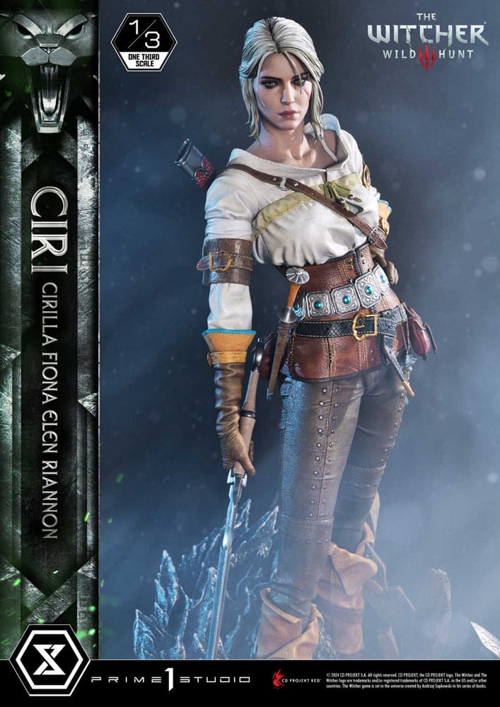 The Witcher 3: Wild Hunt Museum Masterline Statue 1/3 Wild Hunt Ciri Fiona Elen Riannon 81 cm