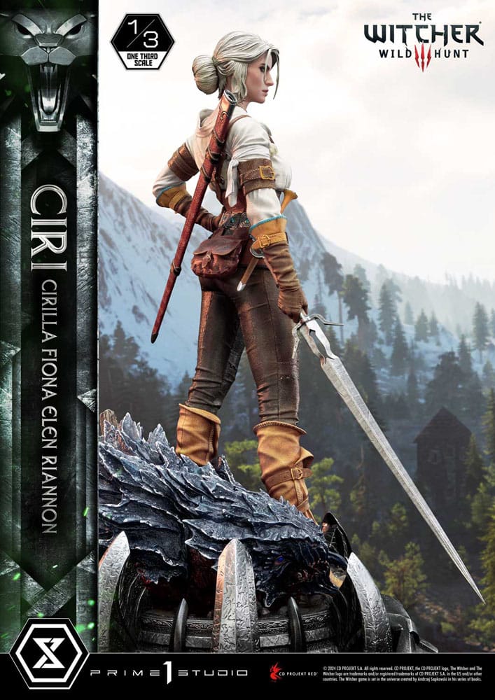 The Witcher 3: Wild Hunt Museum Masterline Statue 1/3 Wild Hunt Ciri Fiona Elen Riannon 81 cm