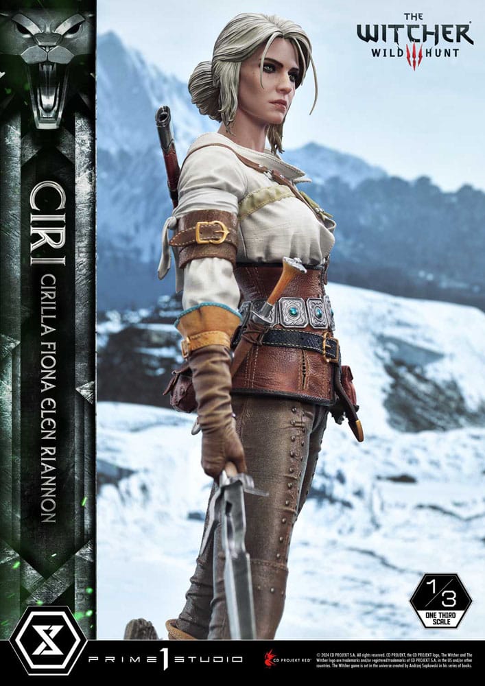 The Witcher 3: Wild Hunt Museum Masterline Statue 1/3 Wild Hunt Ciri Fiona Elen Riannon 81 cm