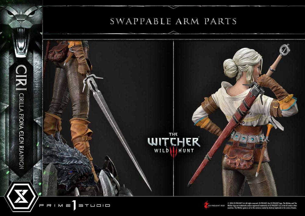 The Witcher 3: Wild Hunt Museum Masterline Statue 1/3 Wild Hunt Ciri Fiona Elen Riannon Bonus Version 81 cm