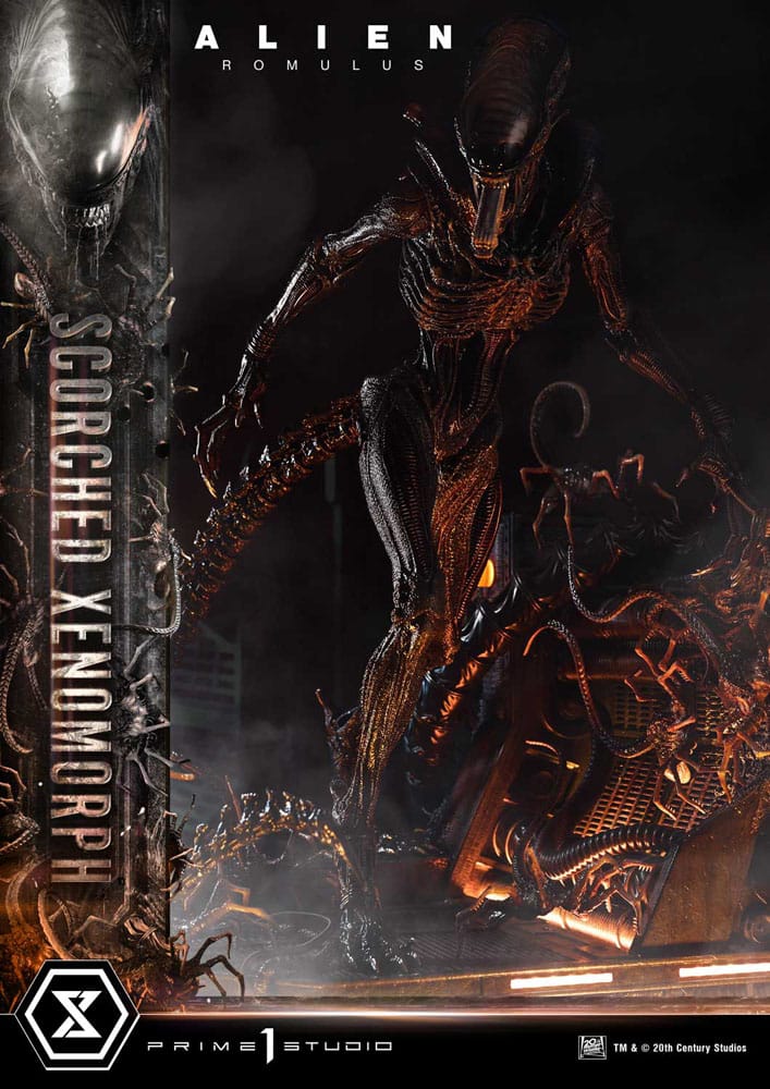 Alien: Romulus Museum Masterline XL Statue 1/3 Scorched Xenomorph 98 cm