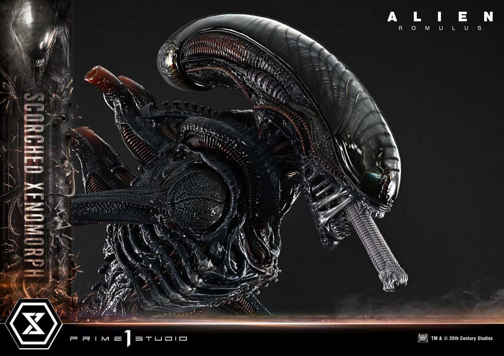 Alien: Romulus Museum Masterline XL Statue 1/3 Scorched Xenomorph 98 cm