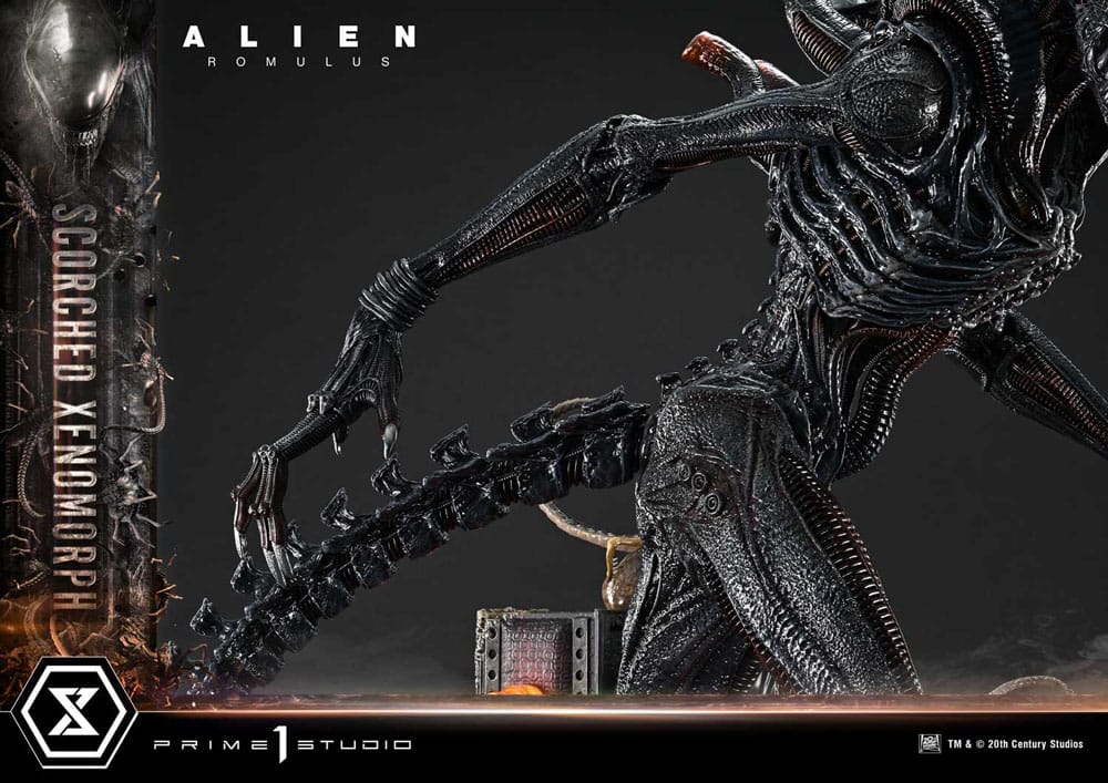Alien: Romulus Museum Masterline XL Statue 1/3 Scorched Xenomorph 98 cm