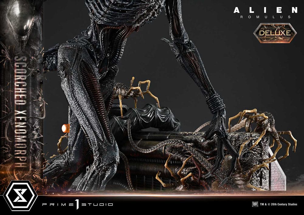 Alien: Romulus Museum Masterline XL Statue 1/3 Scorched Xenomorph Deluxe Version 98 cm
