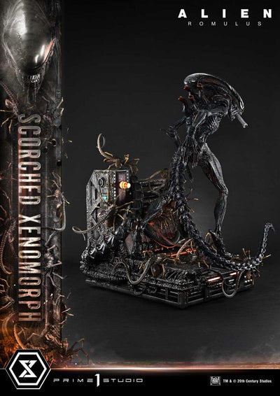 Alien: Romulus Museum Masterline XL Statue 1/3 Scorched Xenomorph Deluxe Bonus Version 98 cm