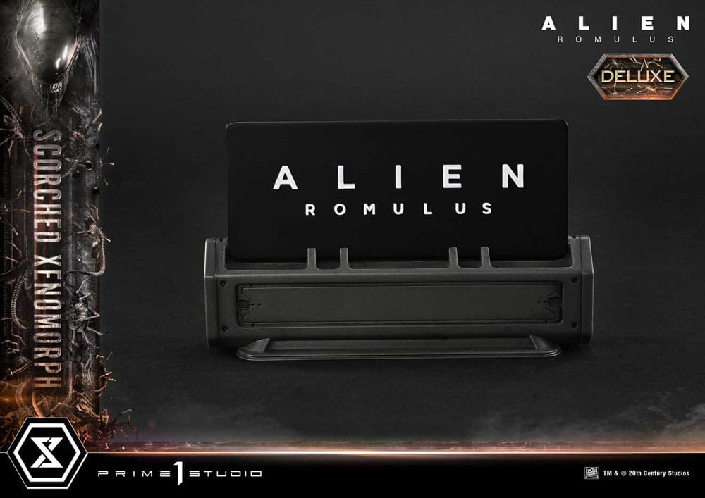 Alien: Romulus Museum Masterline XL Statue 1/3 Scorched Xenomorph Deluxe Bonus Version 98 cm