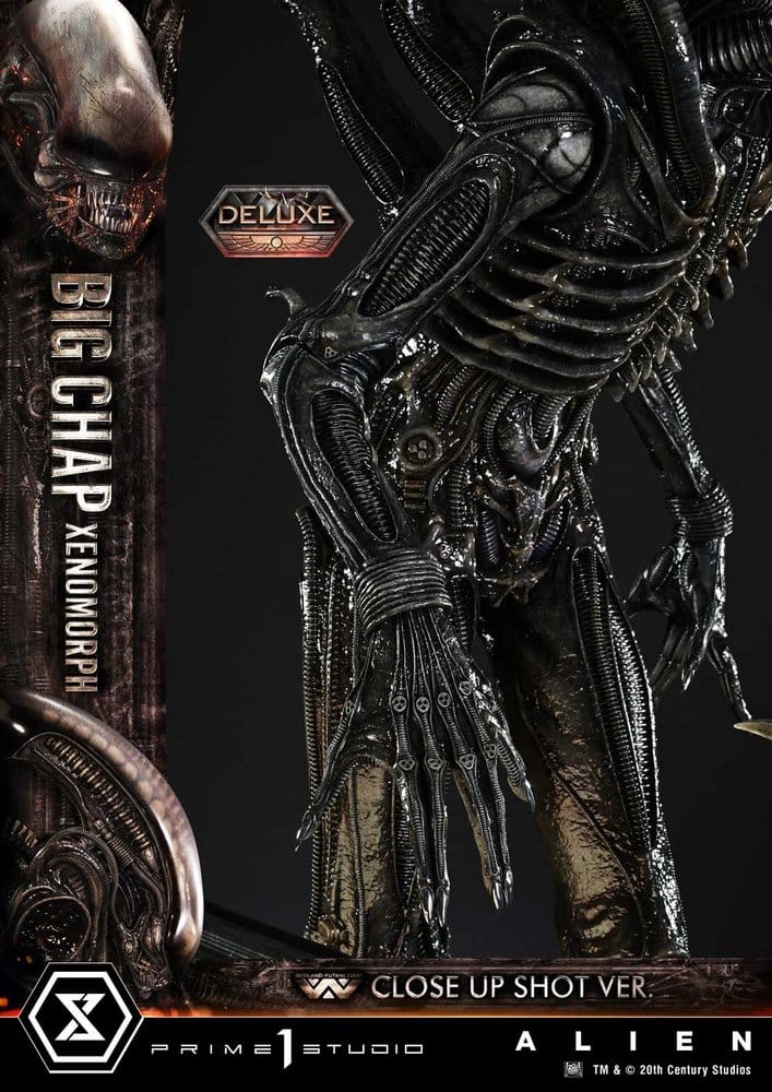 Alien (Film) Museum Masterline XL Statue 1/3 Big Chap Xenomorph Close Up Shot Ver. Deluxe Version 100 cm