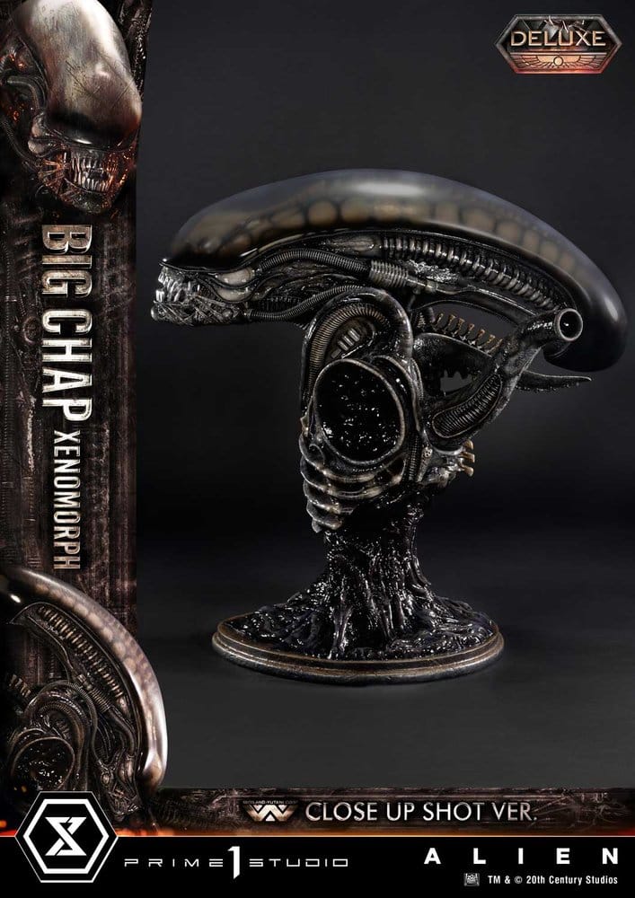 Alien (Film) Museum Masterline XL Statue 1/3 Big Chap Xenomorph Close Up Shot Ver. Deluxe Version 100 cm