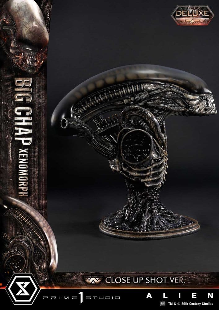 Alien (Film) Museum Masterline XL Statue 1/3 Big Chap Xenomorph Close Up Shot Ver. Deluxe Version 100 cm