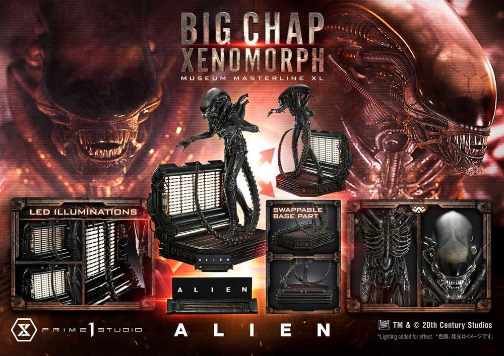 Alien Museum Masterline XL Statue 1/3 Big Chap Xenomorph Regular Ver. 100 cm