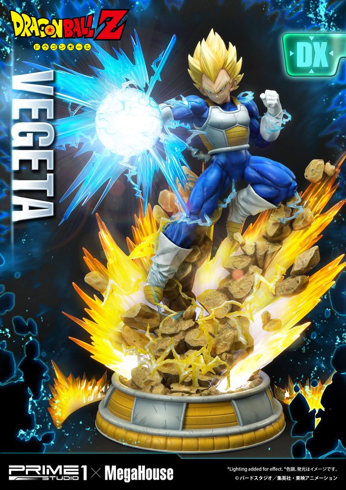 Dragon Ball Z Statue 1/4 Super Saiyan Vegeta Deluxe Version 64 cm - Damaged packaging