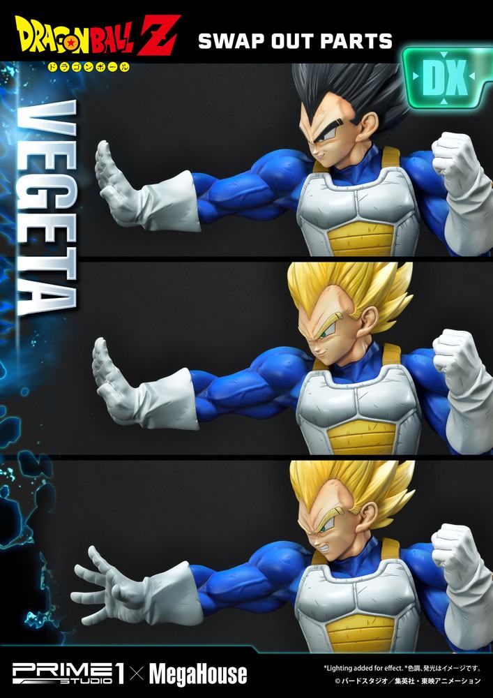 Dragon Ball Z Statue 1/4 Super Saiyan Vegeta Deluxe Version 64 cm - Damaged packaging