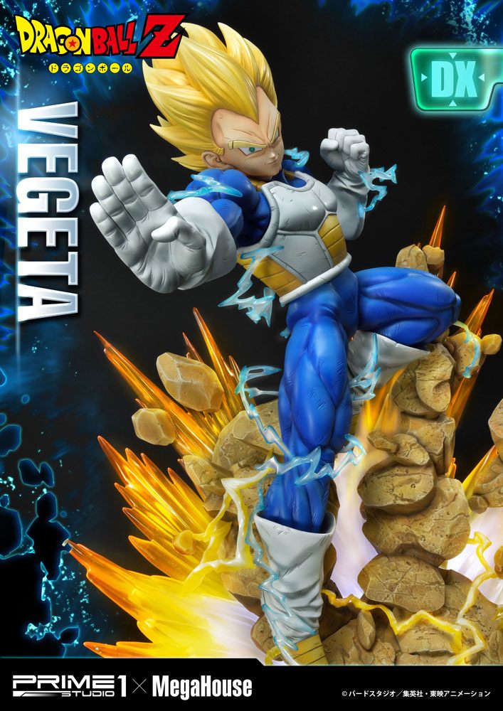 Dragon Ball Z Statue 1/4 Super Saiyan Vegeta Deluxe Version 64 cm - Damaged packaging