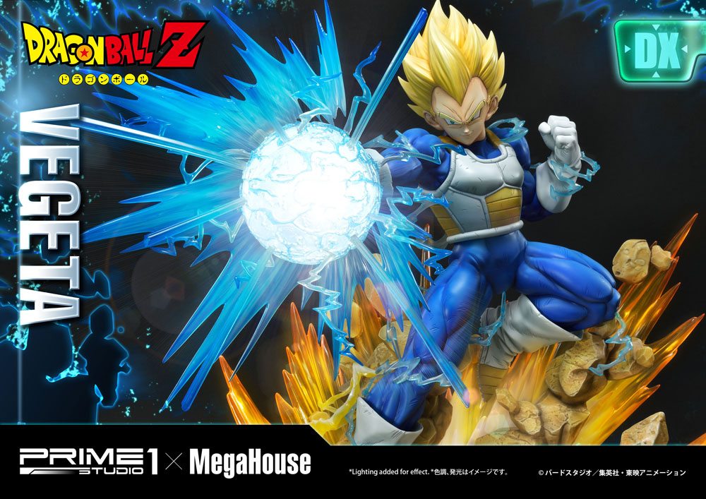 Dragon Ball Z Statue 1/4 Super Saiyan Vegeta Deluxe Version 64 cm - Damaged packaging