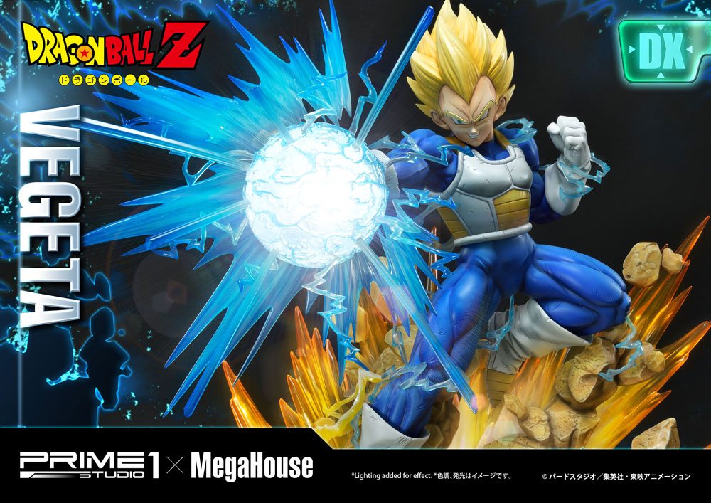 Dragon Ball Z Statue 1/4 Super Saiyan Vegeta Deluxe Version 64 cm - Damaged packaging