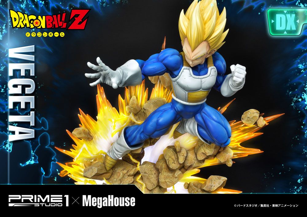 Dragon Ball Z Statue 1/4 Super Saiyan Vegeta Deluxe Version 64 cm - Damaged packaging