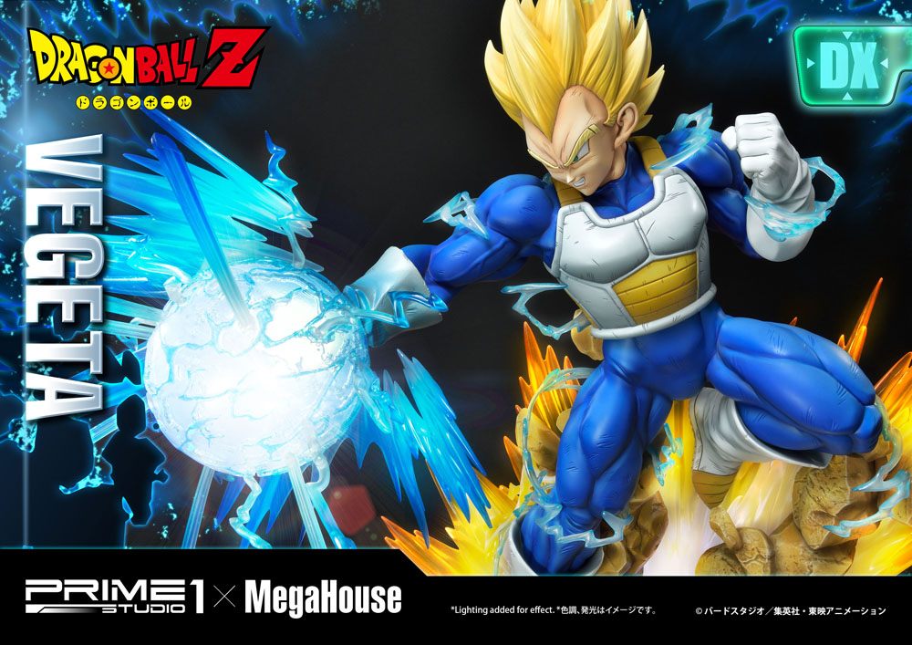 Dragon Ball Z Statue 1/4 Super Saiyan Vegeta Deluxe Version 64 cm - Damaged packaging