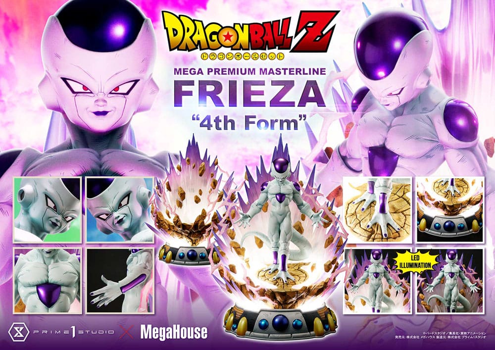 Dragon Ball Z Statue 1/4 Frieza 4th Form Bonus Version 61 cm