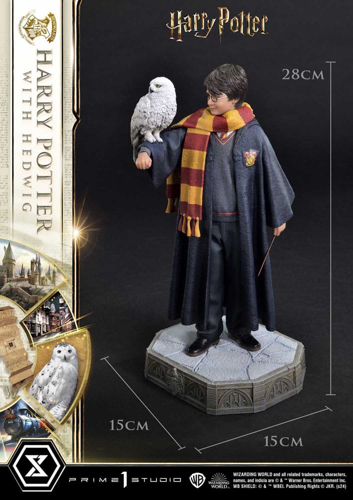 Harry Potter Prime Collectibles Statue 1/6 Harry Potter with Hedwig 28 cm