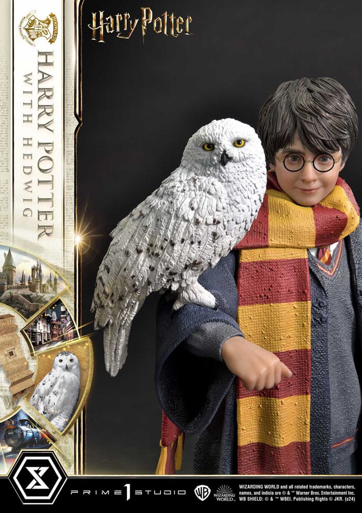 Harry Potter Prime Collectibles Statue 1/6 Harry Potter with Hedwig 28 cm