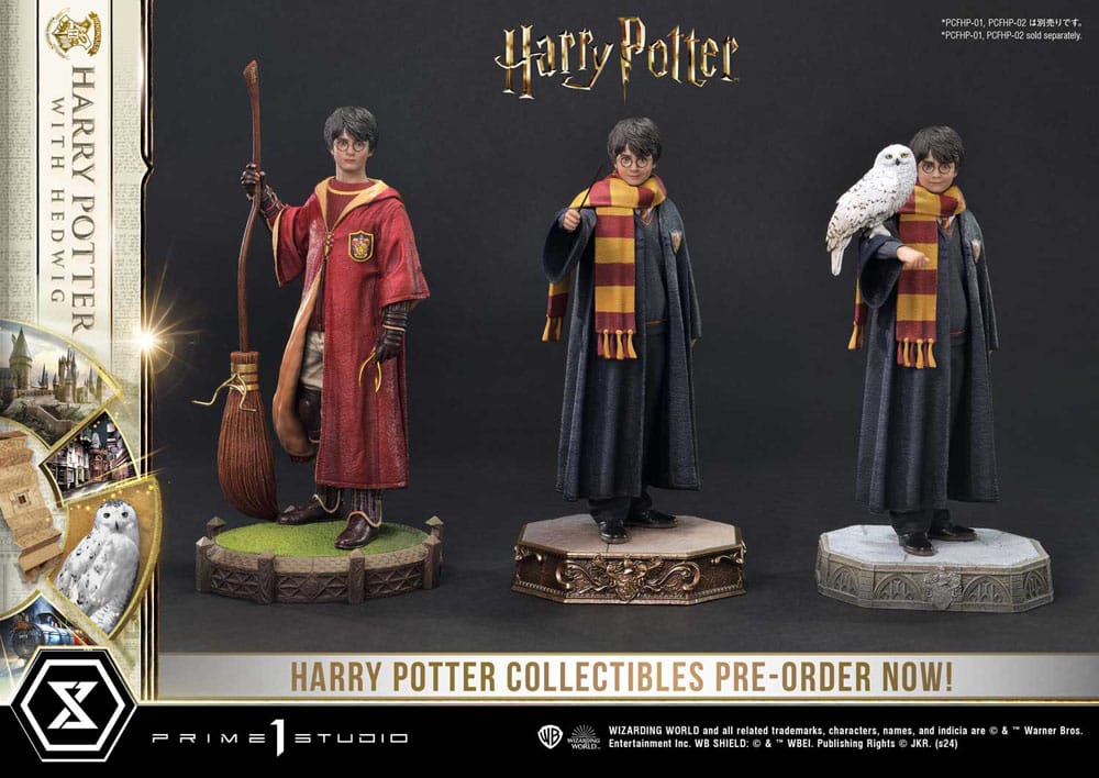 Harry Potter Prime Collectibles Statue 1/6 Harry Potter with Hedwig 28 cm