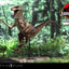 Jurassic Park Prime Collectibles Statue 1/10 Velociraptor Jump 21 cm