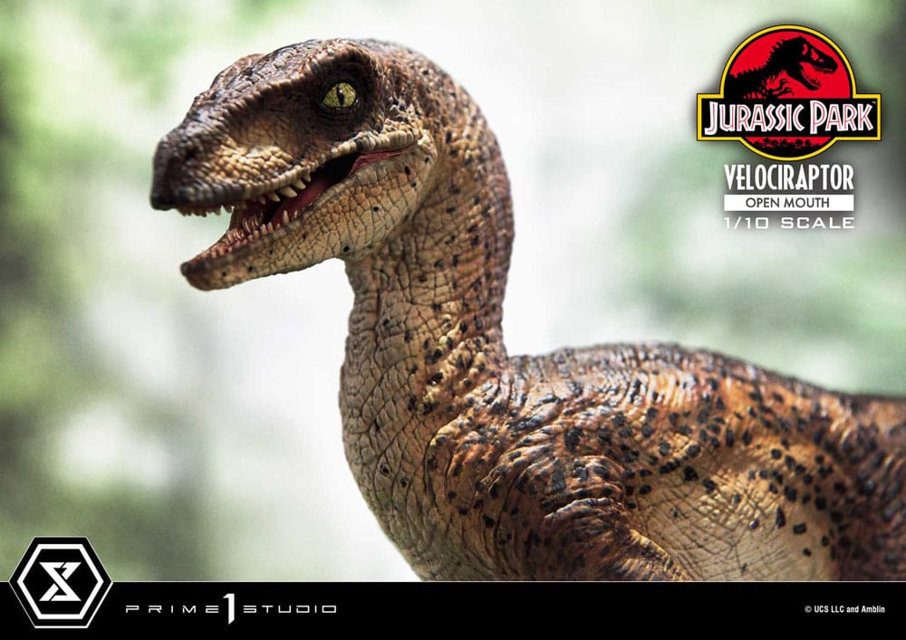 Jurassic Park Prime Collectibles Statue 1/10 Velociraptor Open Mouth 19 cm