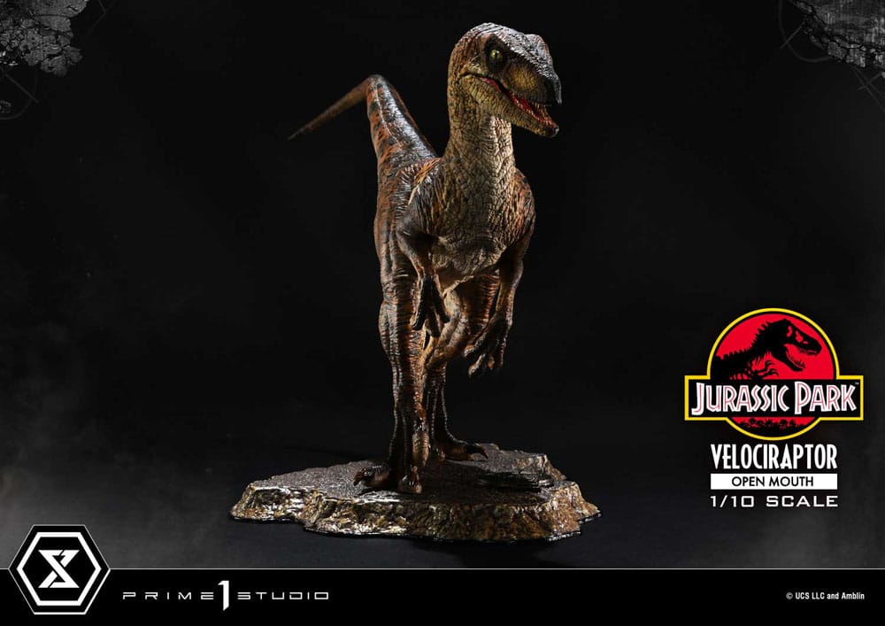 Jurassic Park Prime Collectibles Statue 1/10 Velociraptor Open Mouth 19 cm