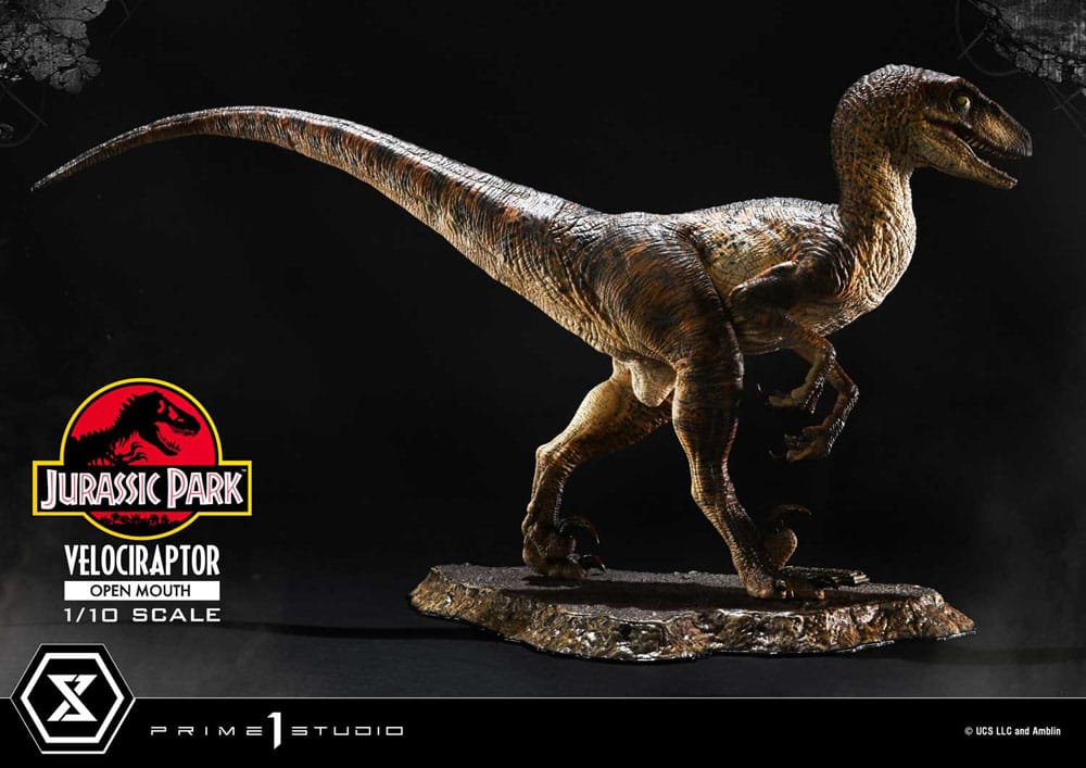 Jurassic Park Prime Collectibles Statue 1/10 Velociraptor Open Mouth 19 cm