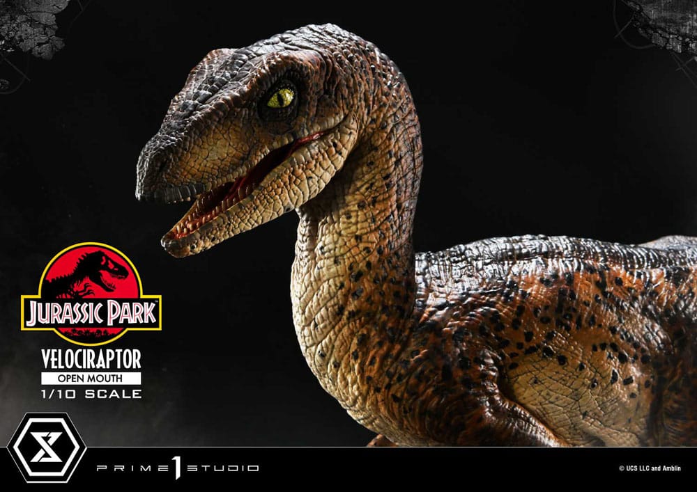 Jurassic Park Prime Collectibles Statue 1/10 Velociraptor Open Mouth 19 cm